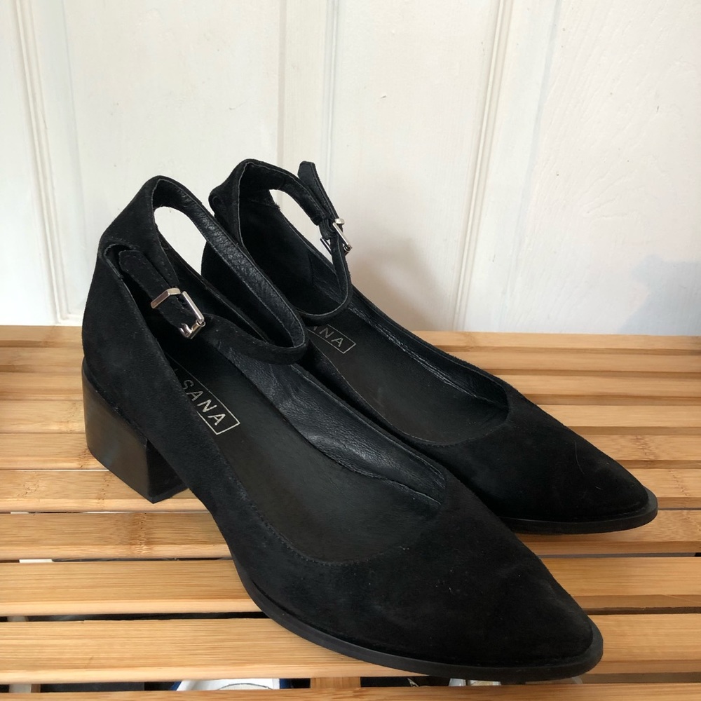 Black Ankle Strap Mary Janes